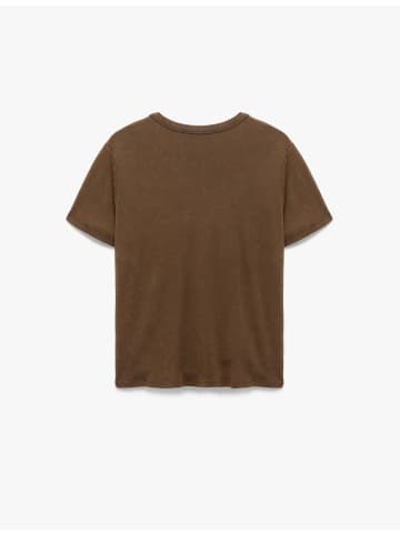 KOTON TSHIRT SS in Braun