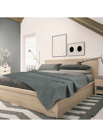 Setex Baumwolle, Waffelpiqué Sommerdecke 2er-Pack in dunkelgrau