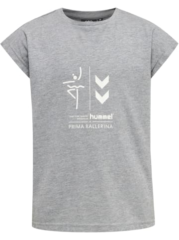 Hummel T-Shirt S/S Hmlprima Bee Tshirt S/S in GREY MELANGE