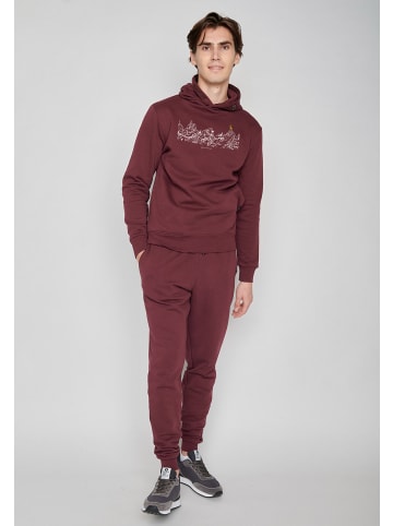 GreenBomb Hoodie Nature Goats Family in Samt Regen