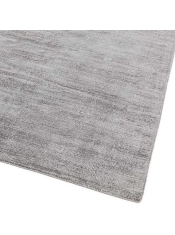 KADIMA DESIGN Teppich Viskose, Luxuriös, Zeitloses Design, Hotelqualität in Silber