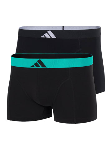Adidas Sportswear Retro Short / Pant Active Flex Cotton Body in Schwarz / grün