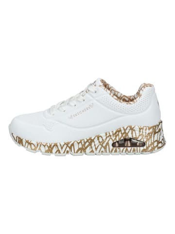 Skechers Sneaker in Weiß/Gold