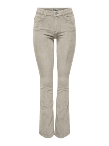 ONLY Stoffhose / Chino ONLMARY-GLOBAL MID CORD FLARED flared in Grau