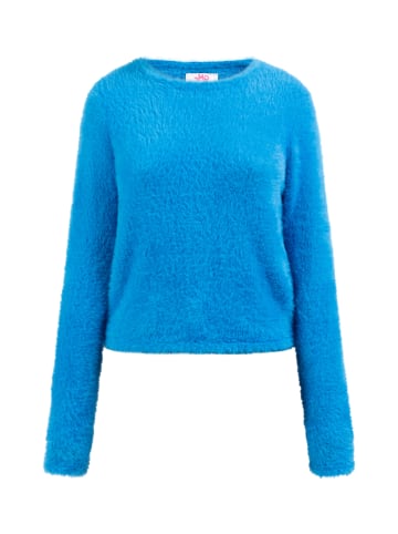 myMo Damen Strickpullover in Blau