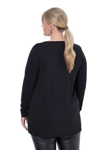 MIAMODA Shirt in schwarz