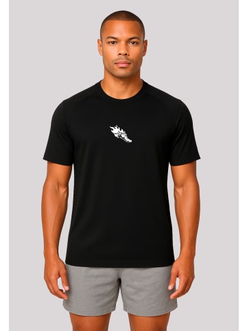 F4NT4STIC T-Shirt Sports Running Shoe T-Shirt in schwarz