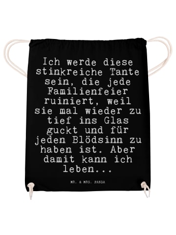 Mr. & Mrs. Panda Gymtasche Ich werde diese stinkreiche... mit Sp... in Schwarz