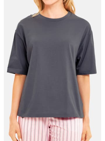 Rösch Schlafanzug Oberteil Basic in Grey