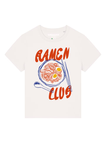 wat? Apparel T-Shirt Ramen Club in Off White