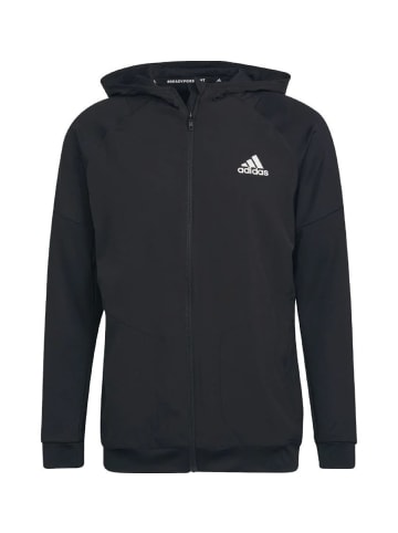 adidas Sweatshirt/Sweatjacke/Trainingsjacke M TRAIN FZ in Schwarz