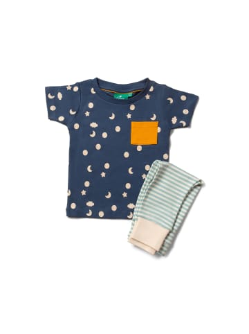 Little Green Radicals Bio-T-Shirt & Jogger-Spielset in Blau