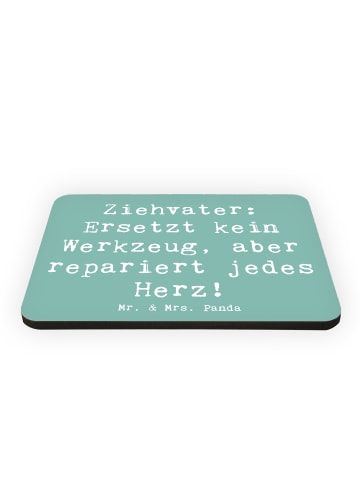 Mr. & Mrs. Panda Kühlschrankmagnet Spruch Ziehvater Herzreparatu... in Meeresbrise