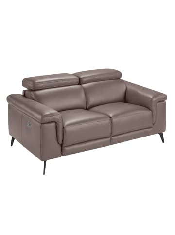 Angel Cerdá Relax-Sofa 6106 in Nerz / Schwarz
