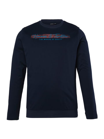 Men Plus Kurzarm T-Shirt in navy blau