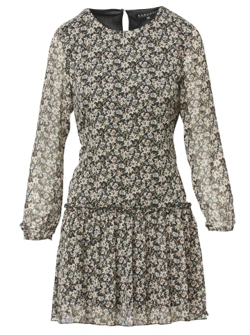 KOROSHI Kleid mit langen ärmeln in schwarz