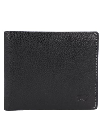 Braun Büffel Prato Geldbörse RFID Leder 11 cm in schwarz