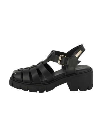 Les Tropéziennes par M Belarbi Bayla-Sandalen mit Absatz aus Leder Schwarz