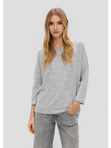 QS T-Shirt in 9400_grau meliert
