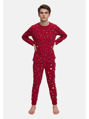 name it Pyjama 'Vismas' in rot