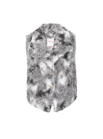 IZIA Vest in grey multicolor