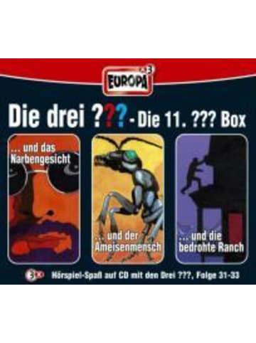 Sony Music Entertainment Die drei ??? Box 11. Folgen 31-33 (drei Fragezeichen) 3 CDs | Die drei ???...