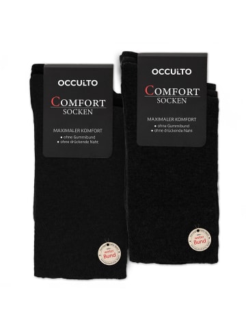 Occulto 10er Pack Komfort Socken Phillip in Schwarz