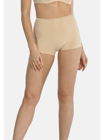 Teyli Boxershorts mit hoher Taille für Frauen Andreaa in beige