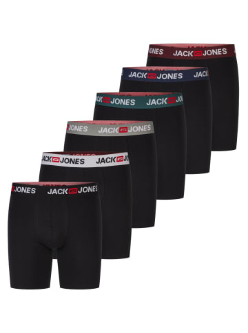 Trunk JACLONG BOXER BRIEFS 6er Pack regular/straight in Schwarz