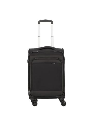 D&N Travel Line 9504 4 Rollen Kabinentrolley S 55 cm black