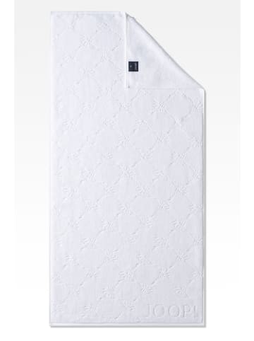 JOOP! JOOP! UNI CORNFLOWER Handtuch 2er-Set 50x100 cm, Weiß