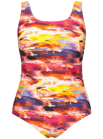 Ulla Popken Badeanzug in magenta