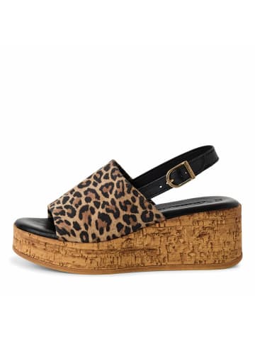 Tamaris Riemchen Sandalen für Damen in leopard