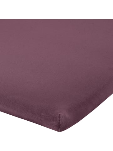 REDBEST Topper-Spannbettlaken Denver in aubergine