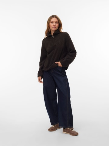 Vero Moda Teddyfell Jacke in Chocolate Torte