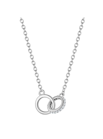 Glanzstücke München Kette aus Sterling Silber mit Zirkonia in silber