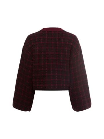 edited Strickpullover in bordeaux - 0001