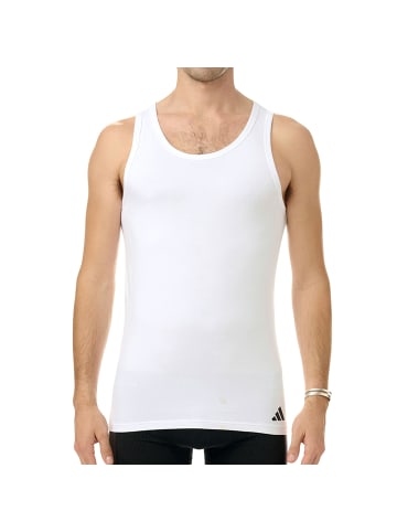 adidas 2er Pack Tank Tops in Weiß