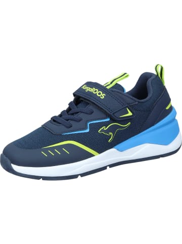 Kangaroos Schnürschuhe in dk navy/lime