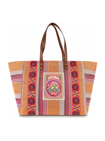 Oilily Stripes Shopper Tasche 39 cm beetroot purple