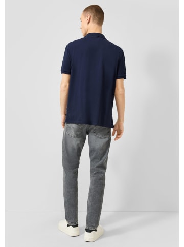 QS Polo-Shirt in 5884_tiefblau