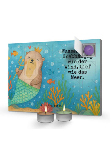 Mr. & Mrs. Panda Duftkerzen Adventskalender Wassermann Astrologi... in Weiß