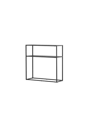 ebuy24 Konsolentisch Georgetown Schwarz 80 x 30 cm