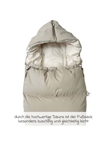 Kaiser Daunen-Fußsack Little Dowwny für Babyschalen in beige