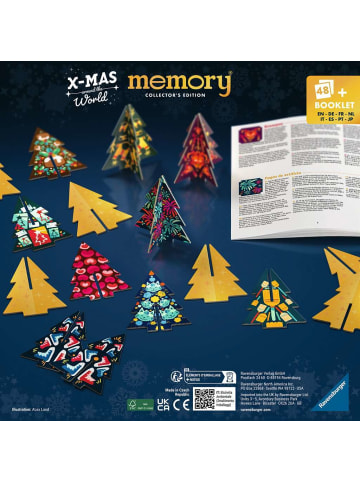 Ravensburger memory® Collector's memory® Weihnachten - Gesellschaftsspiel & Brettspiel ab 6 Jahre 6-99 Jahre in bunt