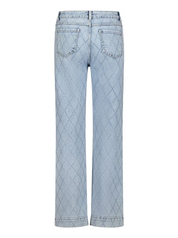 CARTOON Stretch-Jeans mit Strass in Light Blue Denim