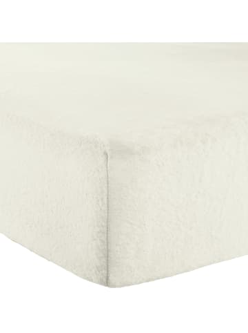 REDBEST Flanellflausch-Jersey Spannbettlaken Dallas in wollweiß