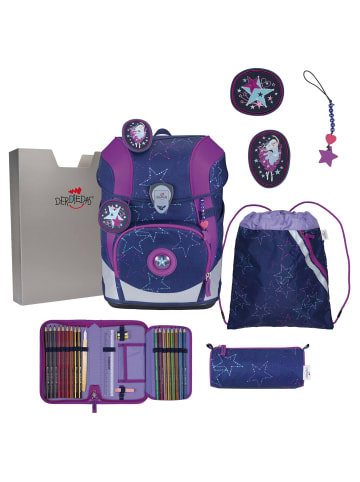 DerDieDas ErgoFlex Tiny - Schulranzen Set 5tlg. 900g (Dancing Star) in Dancing Star