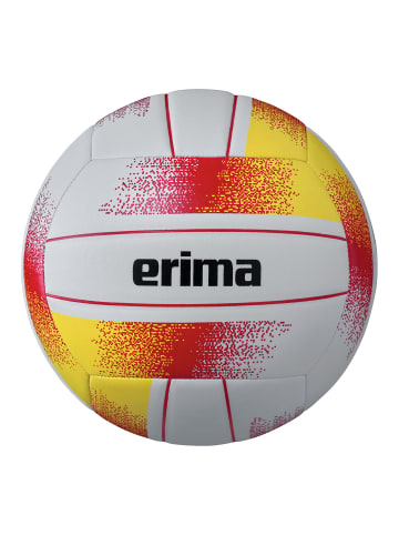 erima Allround Volleyball in weiß/rot/gelb