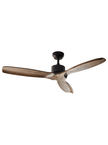 Beliani Deckenventilator ohne Beleuchtung ARANI in Braun/Schwarz